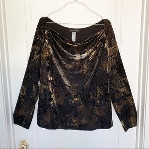 JONES NEW YORK COLLECTION Demask Print Blouse